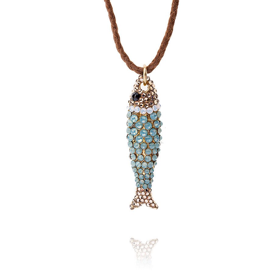 Maridaki Balık Swarovski Kolye, Pacific