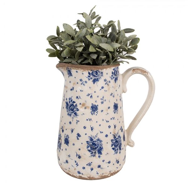 Provence Rustik Seramik Sürahi - 18 cm