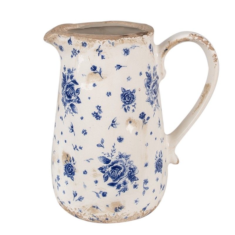 Provence Rustik Seramik Sürahi - 18 cm
