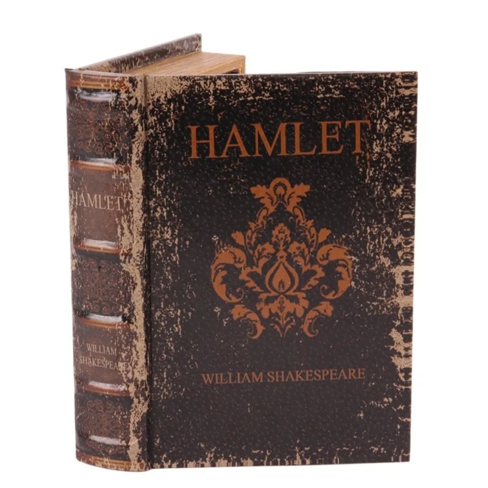 Hamlet Dekoratif Retro Kitap Kutusu - 15 cm