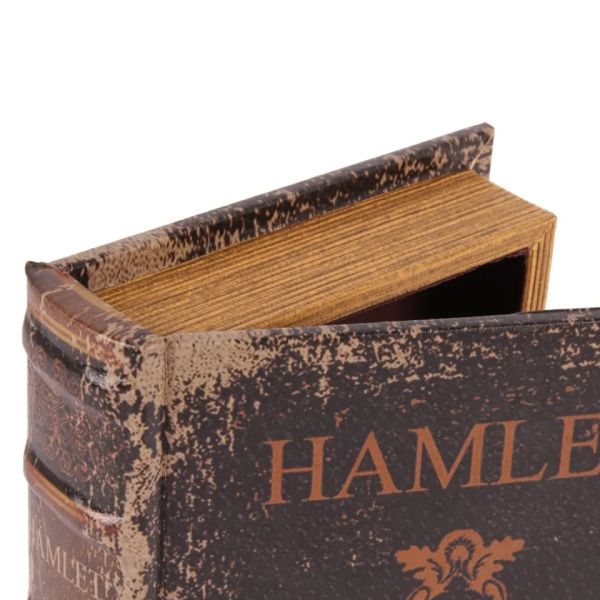 Hamlet Dekoratif Retro Kitap Kutusu - 15 cm