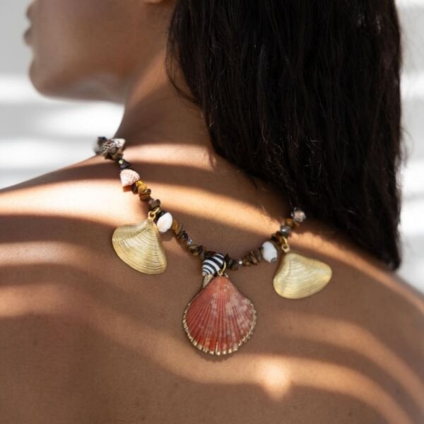 Maori Tiger Eye Midye Kolye