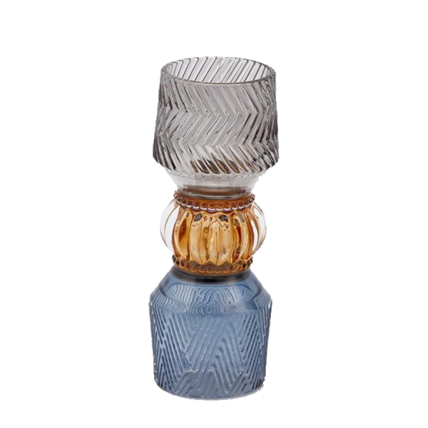 Barceloneta Cam Mumluk, Gri-Sarı-Mavi