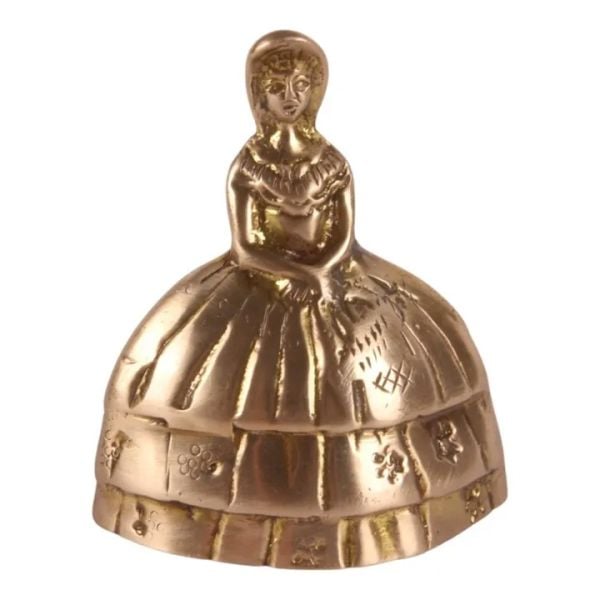 Barok Lady Pirinç Masa Çanı