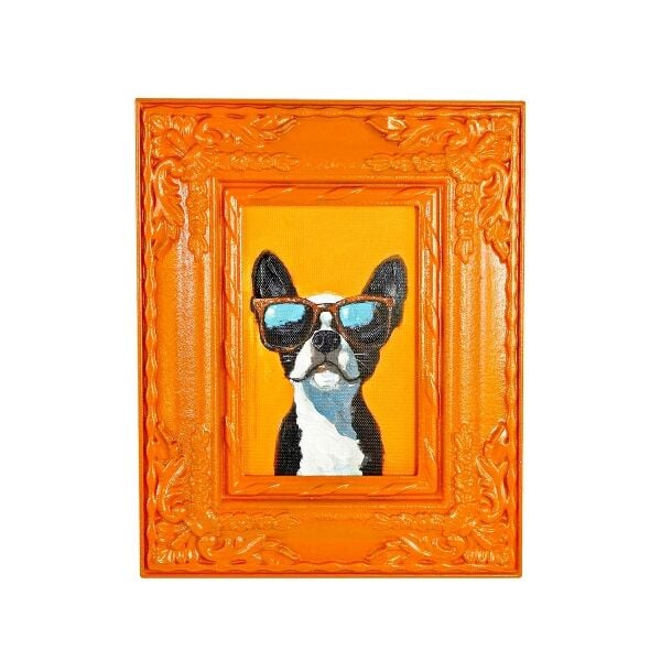 Le Petit Boston Soleil Köpek Tablo