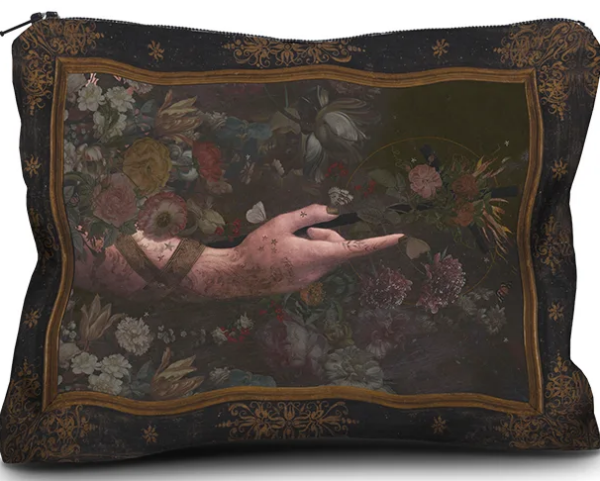 The Battista Kadife El Çantası - 17 x 23 cm
