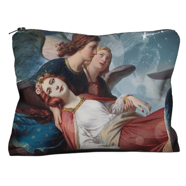 Saint Catherine Kadife El Çantası - 17 x 23 cm