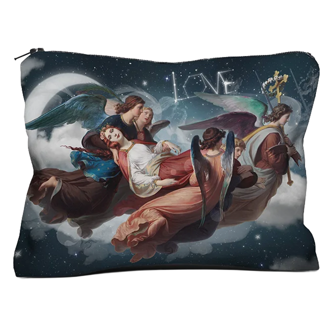 Saint Catherine Kadife El Çantası - 17 x 23 cm