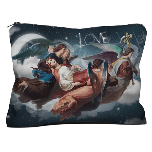 Saint Catherine Kadife El Çantası - 17 x 23 cm