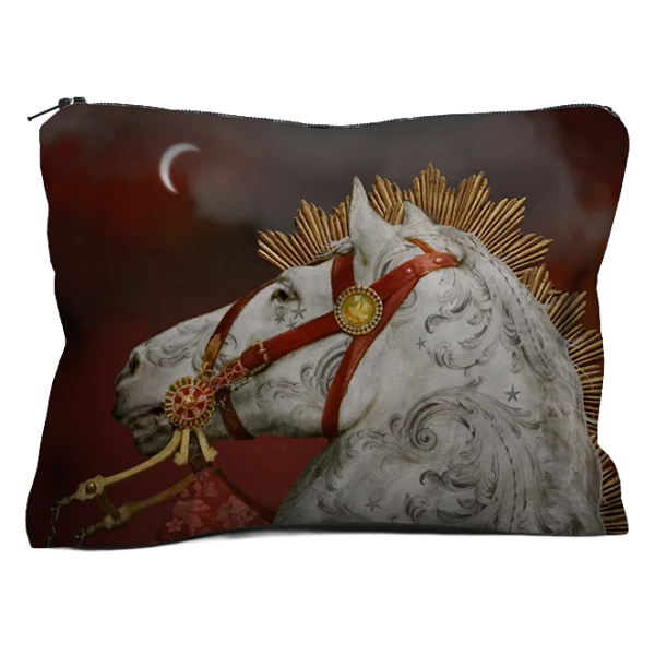 Lady Godiva Kadife El Çantası - 17 x 23 cm