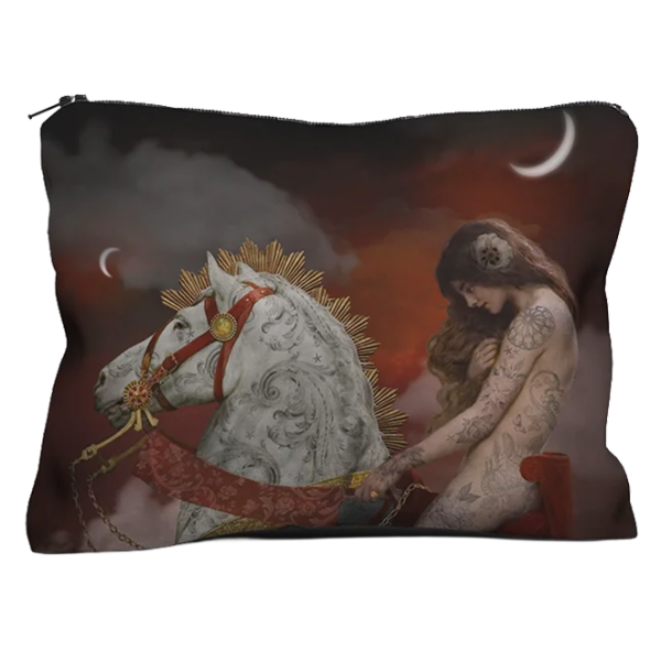 Lady Godiva Kadife El Çantası - 17 x 23 cm