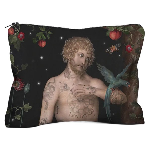 Adam & Eve Kadife El Çantası - 17 x 23 cm