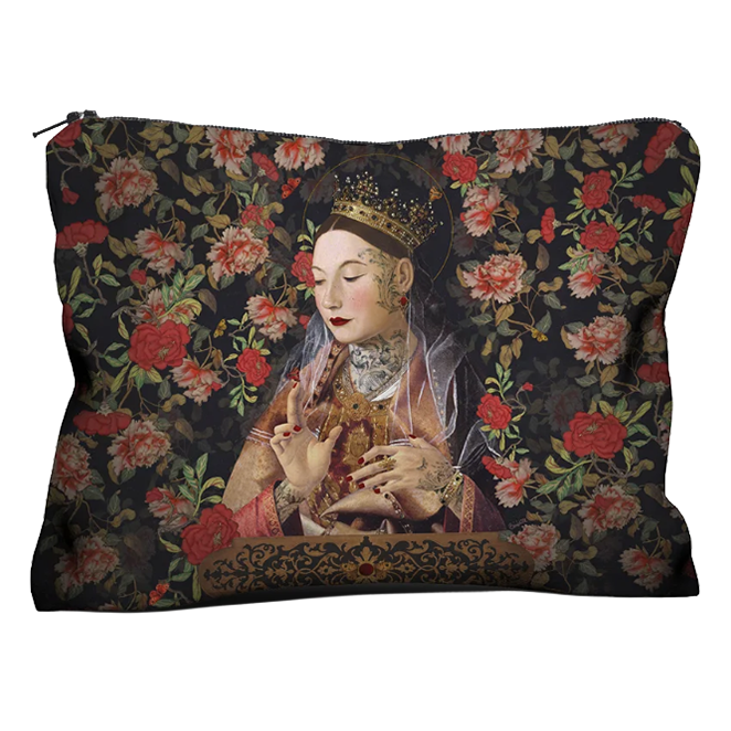 Messina Kadife El Çantası - 17 x 23 cm