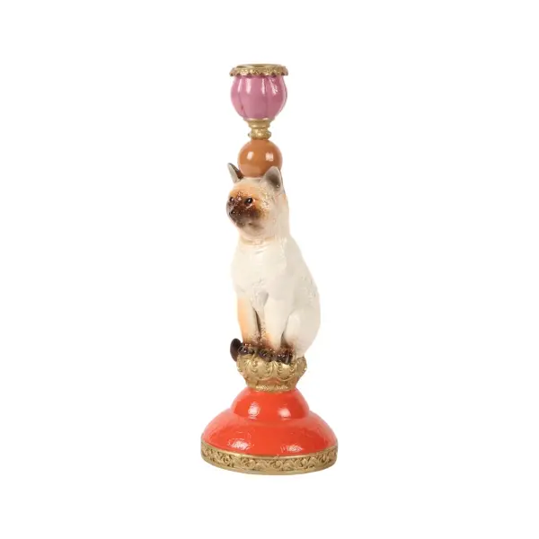 Lady Sia Kedi Şamdanı