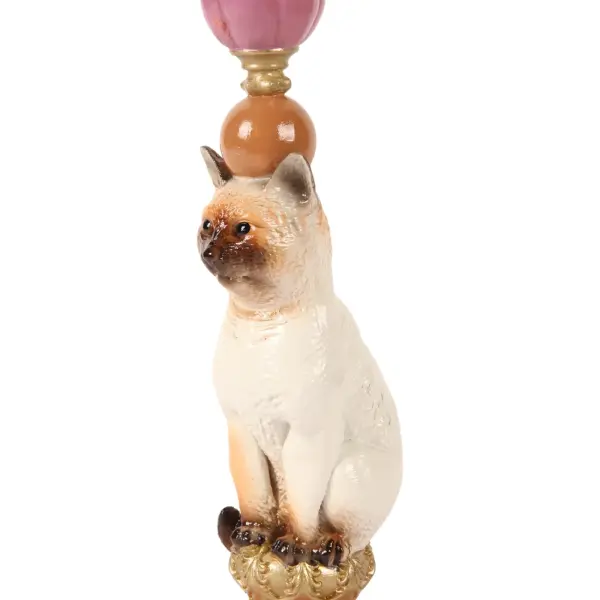 Lady Sia Kedi Şamdanı
