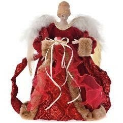 YILBAŞI AĞACI YILDIZ MELEĞİ, BORDO