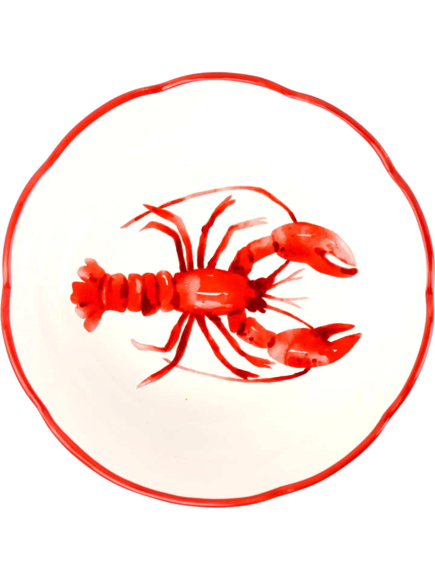 Lobster Love Yuvarlak Servis Tabağı