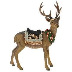 REN GEYİĞİ YILBAŞI DEKORU KAHVERENGİ