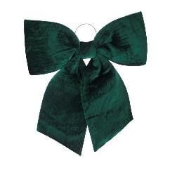 KOYU YEŞİL KADİFE BÜYÜK FİYONK YILBAŞI SÜSÜ