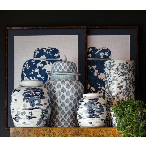 EMPEROR BLUE BLANC TEMPLE KAVANOZ