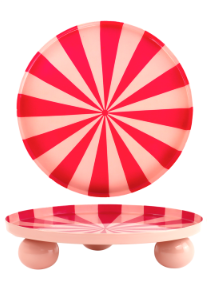 Linea Lux Mercan Ayaklı Sunum Tabağı / Tepsi