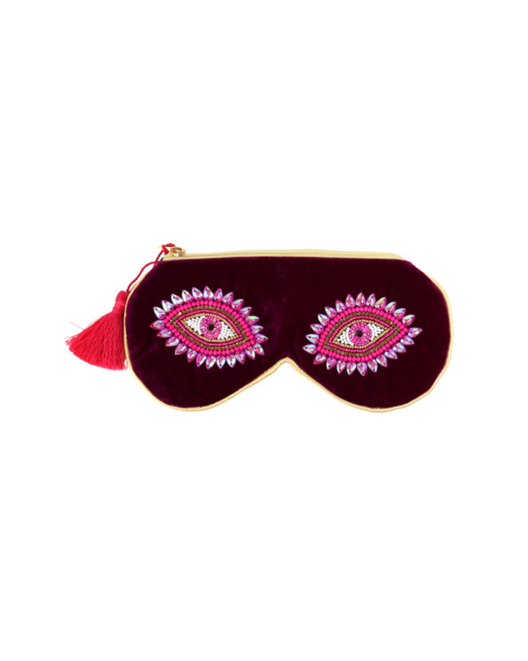 Charming Eyes Mini Kadife Clutch – Emerald Green