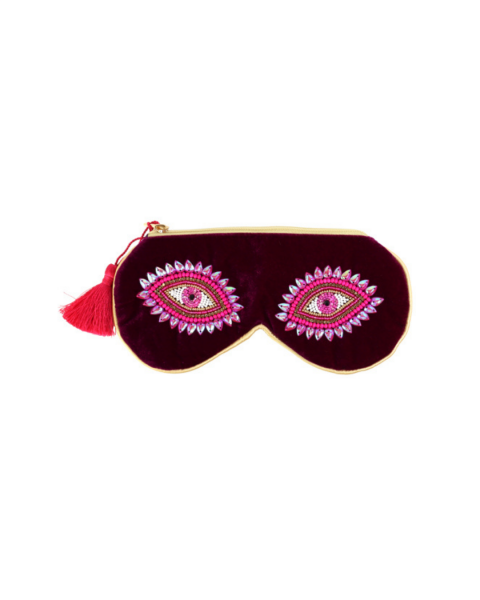 Charming Eyes Mini Kadife Clutch – Emerald Green