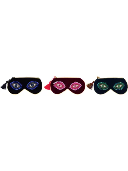 Charming Eyes Mini Kadife Clutch – Emerald Green
