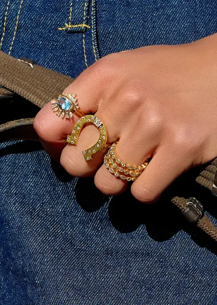 RODEO SWAROVSKİ NAL YÜZÜK