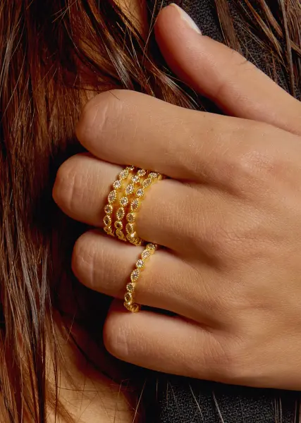 TRIPLE INFINITY SWAROVSKİ YÜZÜK