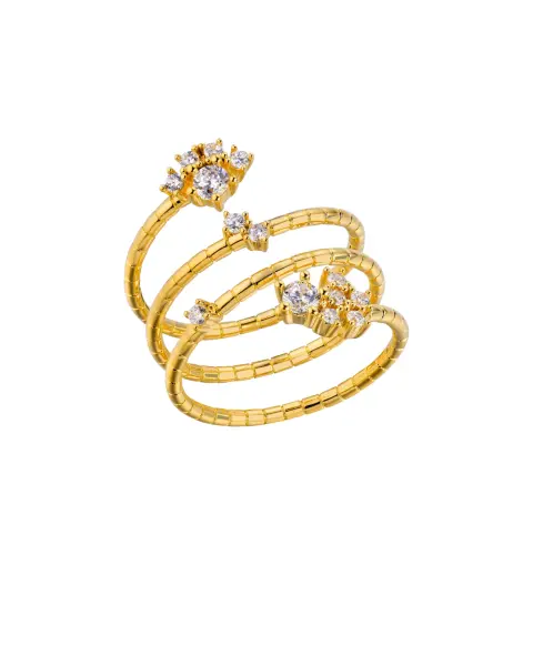 FLOWER HOOPS SWAROVSKİ YÜZÜK