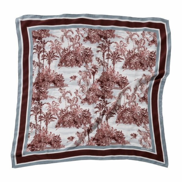 Toile De Jouy Jackie İpek Eşarp 105 x 105 cm