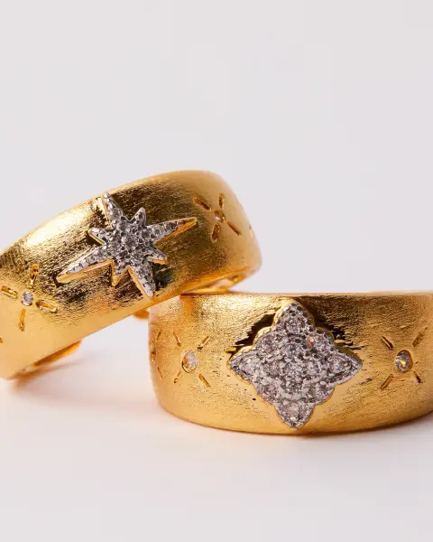 MIRA CUFF SWAROVSKİ YÜZÜK