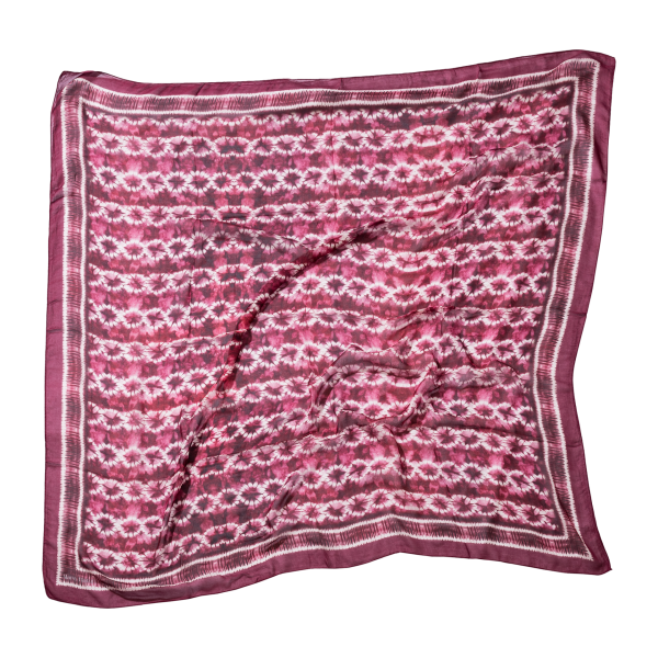 BATİK PLUM MODAL PAREO / EŞARP - 140 X 140 CM