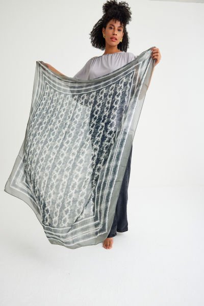 BATİK MOKKA MODAL PAREO / EŞARP- 140 X 140 CM