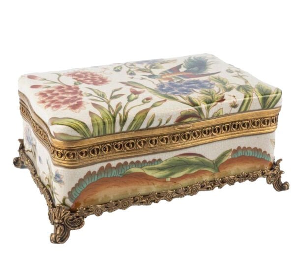 ÇİÇEK PORSELEN KUTU