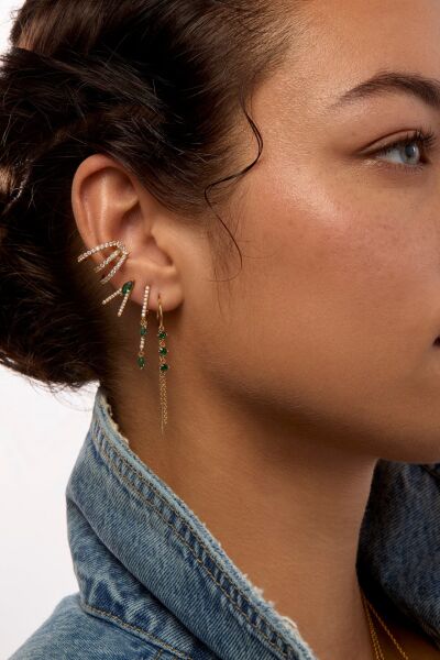 GREEN RIALTO SALLANTILI ASİMETRİK KÜPE
