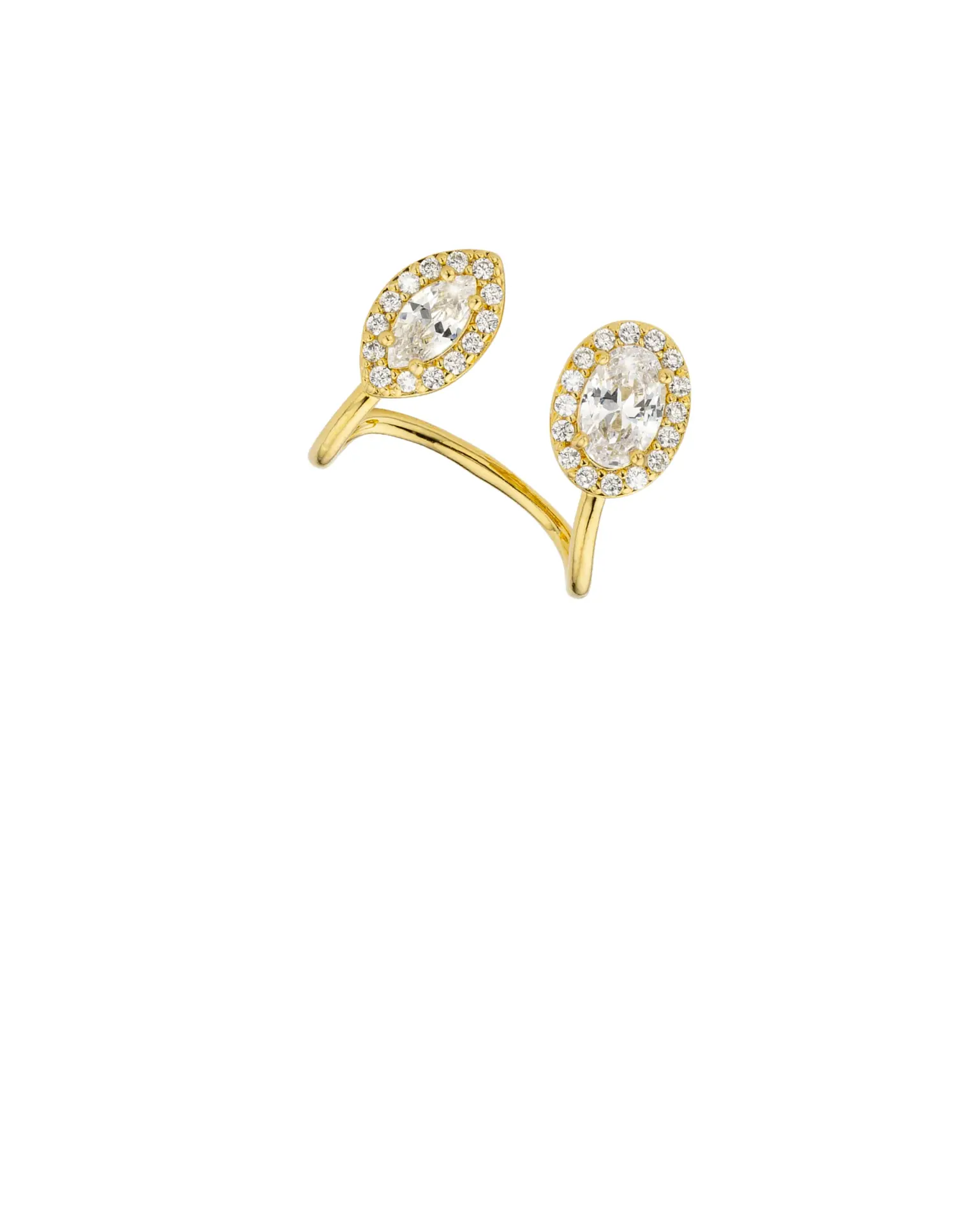 YAMATO CUFF SWAROVSKİ KÜPE