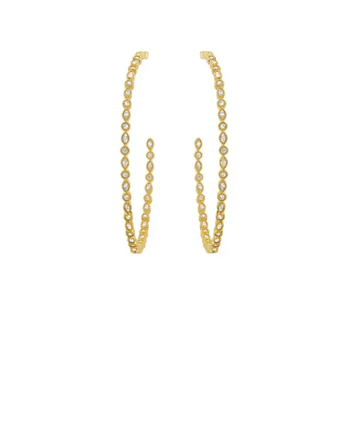 GREAT INFINITY SWAROVSKİ HALKA KÜPE