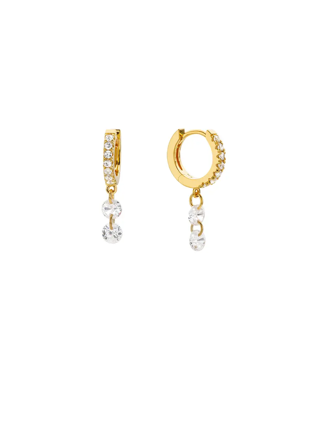 DOUBLE CRYSTAL DELHI SWAROVSKİ KÜPE