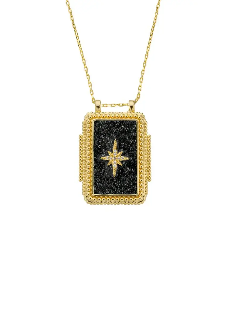 BLACK DIWALI TWICE BOHEME SWAROVSKI KOLYE