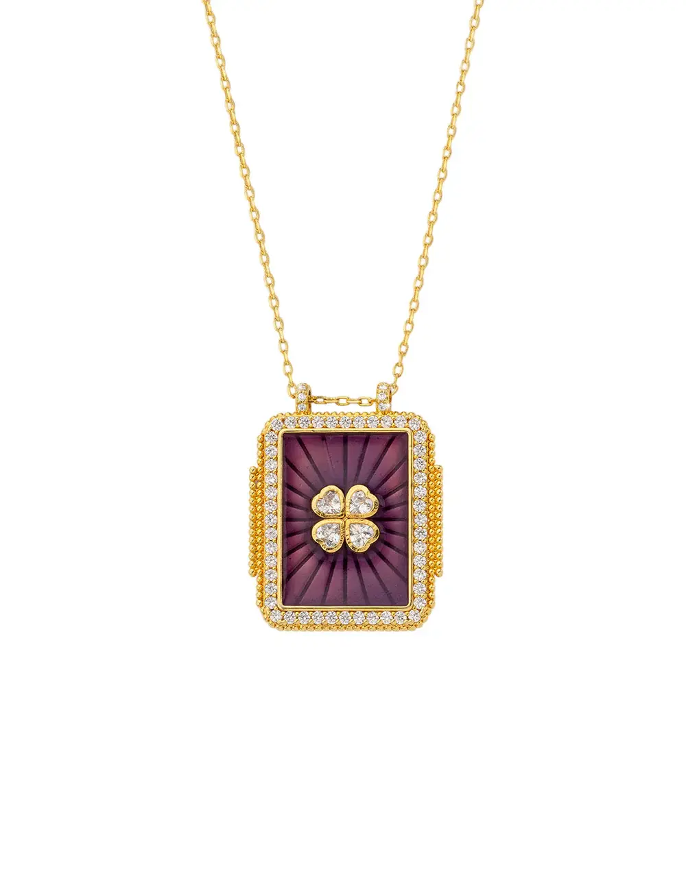 TREFLE BOHEME SWAROVSKI KOLYE