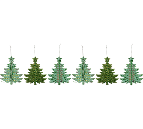 Çam Ağacı  Figürlü Boncuklu Yılbaşı Süsü, Hoff Interieur