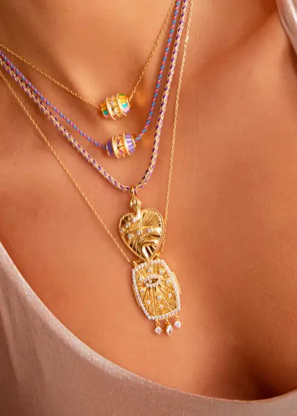 CONSTELLATION BOHEME SWAROVSKİ KOLYE, ALTIN RENK