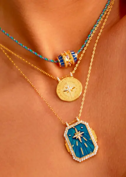 BLUE TALISMAN SWAROVSKI KOLYE