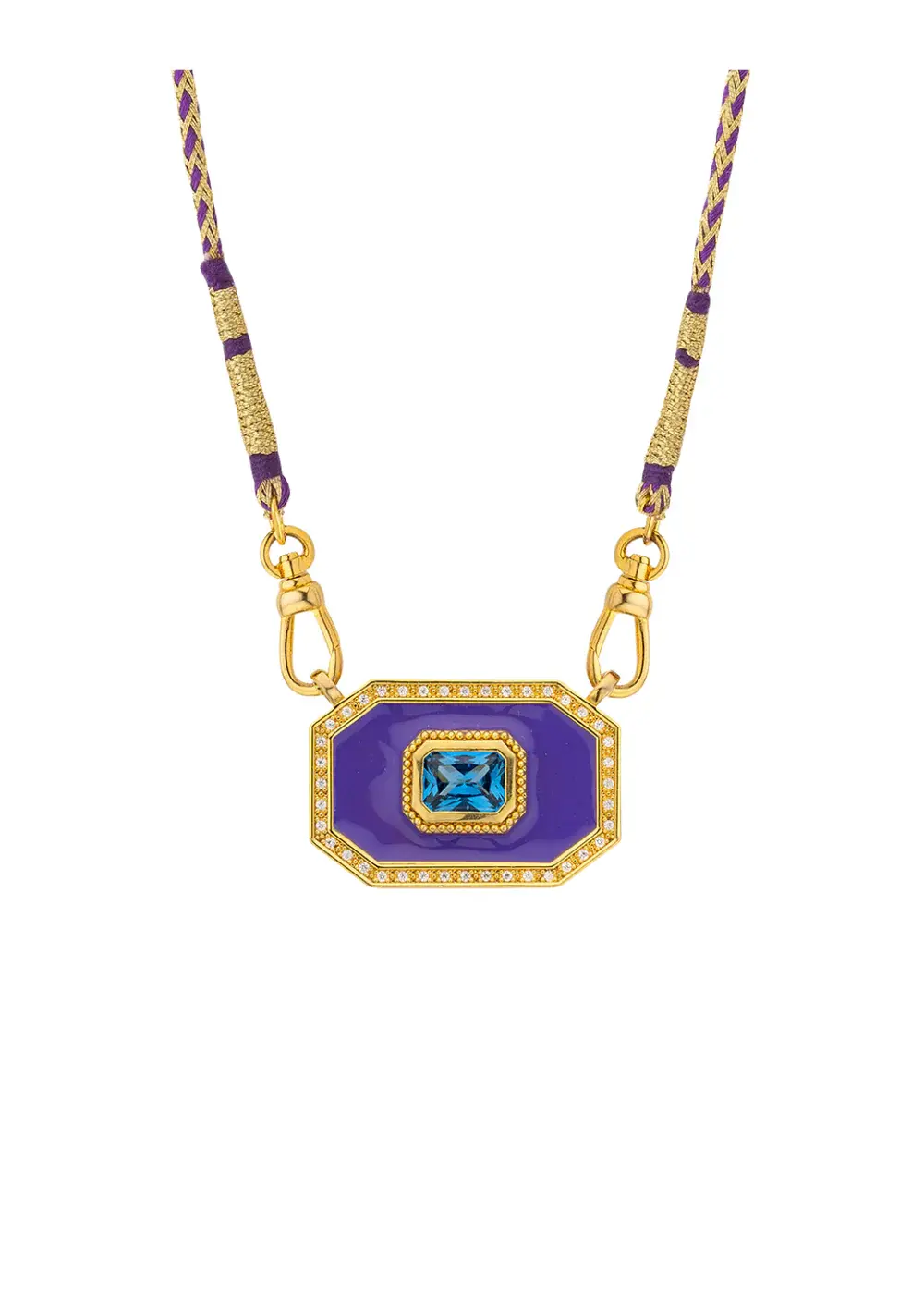 PURPLE YUCATAN SWAROVSKİ KOLYE