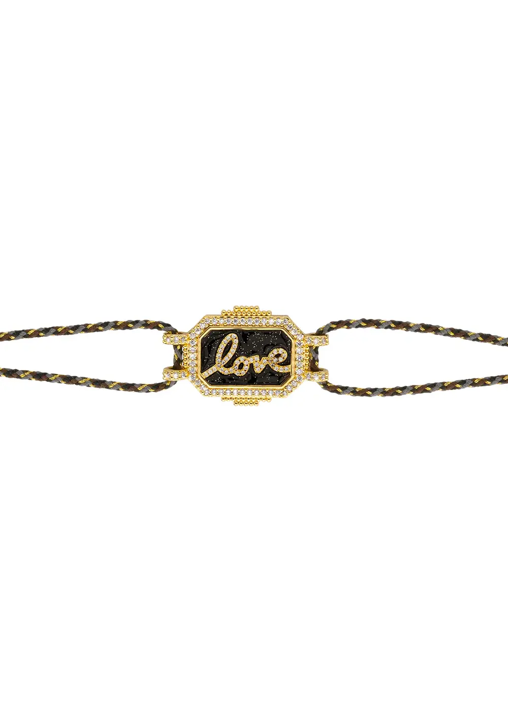 BLACK LOVE BOHEME SWAROVSKİ BİLEKLİK