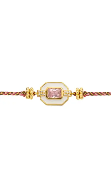WHITE ART DECO SWAROVSKİ BİLEKLİK