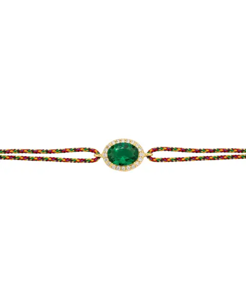 GREEN DYNASTY SWAROVSKİ BİLEKLİK