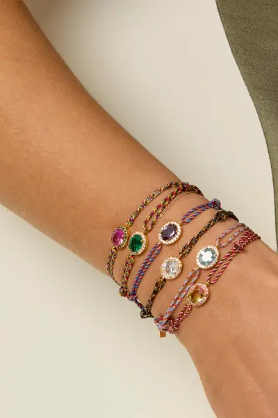 GREEN DYNASTY SWAROVSKİ BİLEKLİK